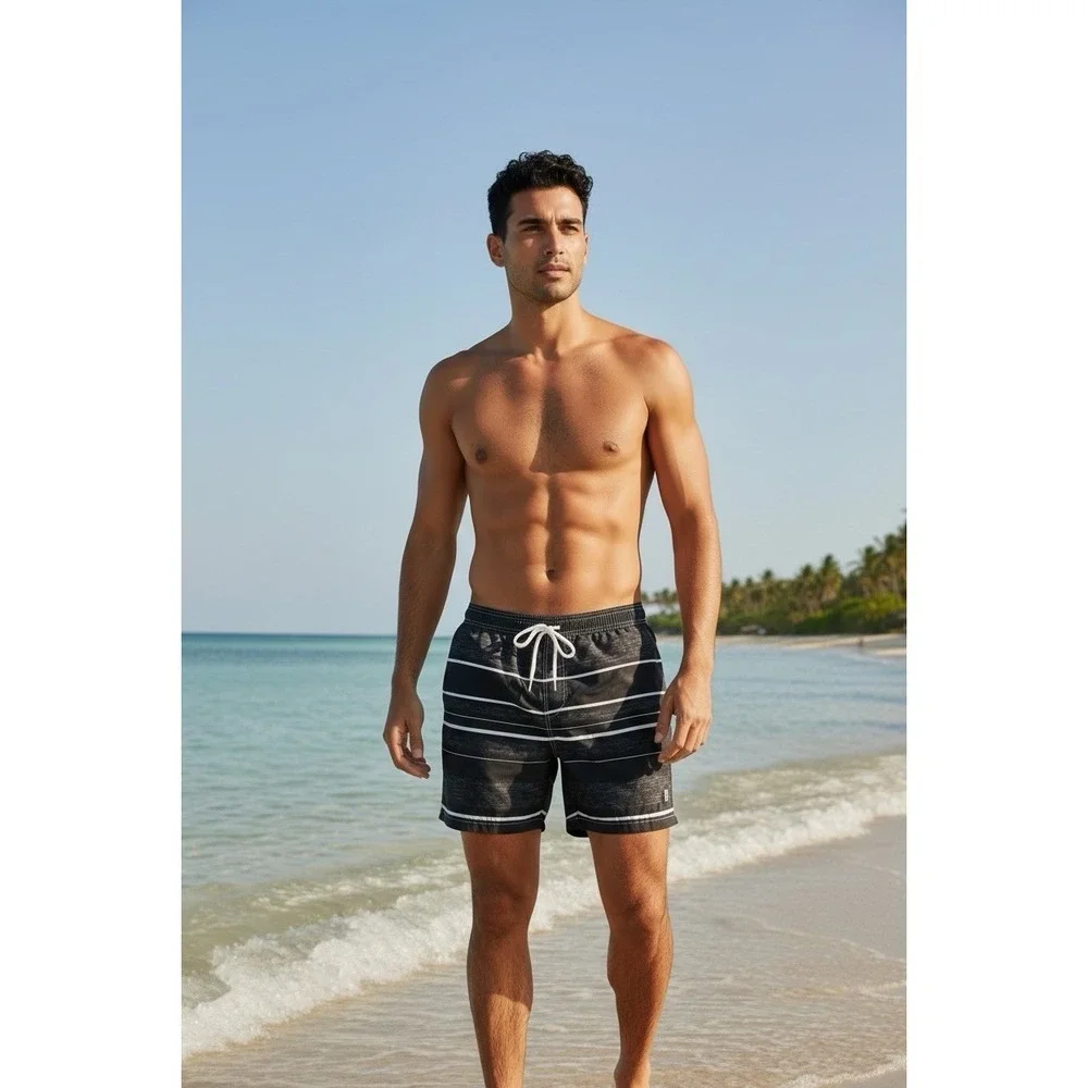 Arcweg Mens Swimming Trunks 2 in 1 with Boxer Liner 5.5